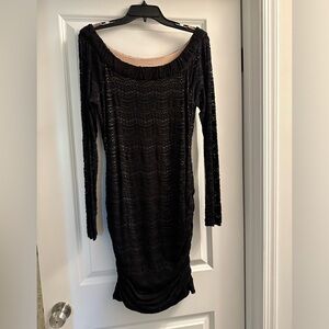 BCBG Max Azria off shoulder dress